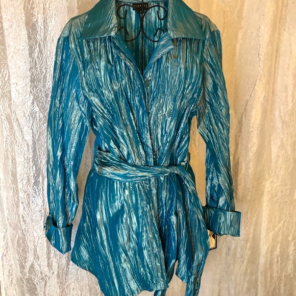 Staples Jackets & Blazers - STAPLES crinkle jacket